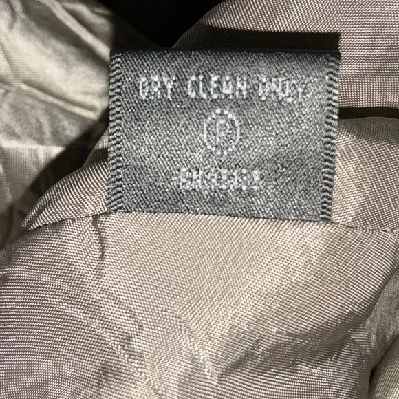 Lafayette 148 Champagne Gold Metallic Blazer Size 10 - Picture 7 of 7